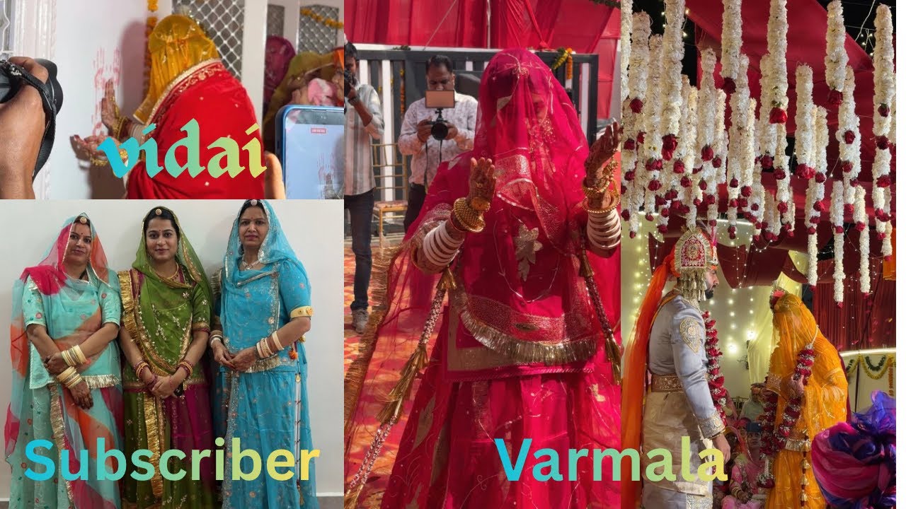 Shadii and vidaai vlog🥹 || mujhe mile pyare subscriber|| royal rajputi wedding rituals || 