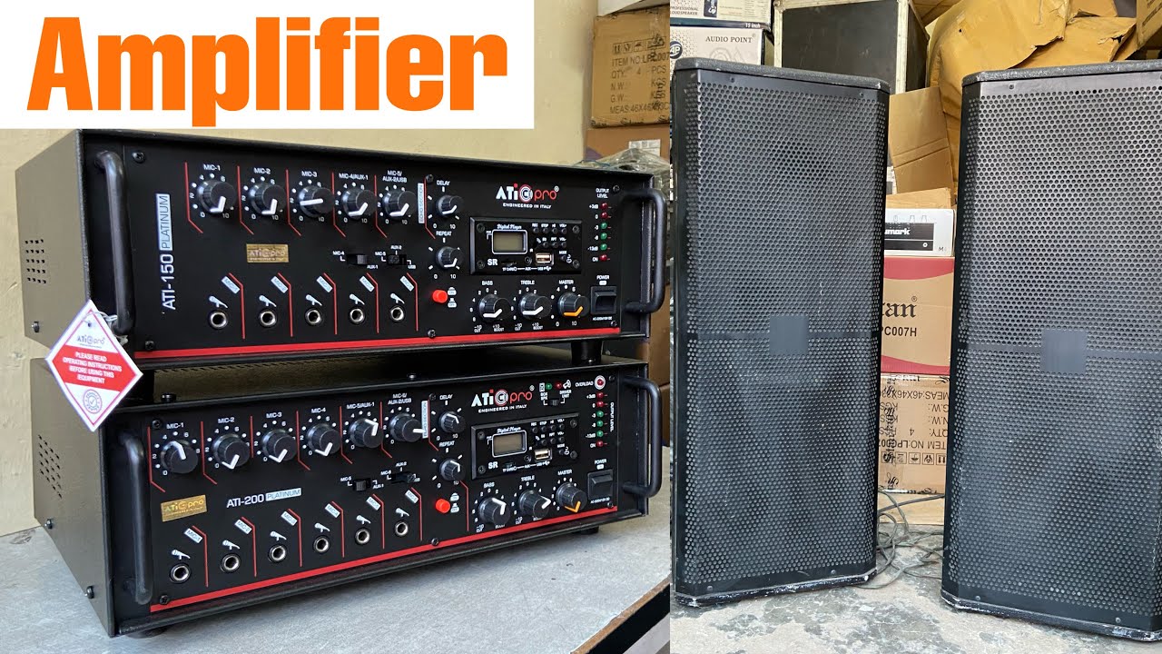 मज़ा आ गया Amplifier मैं।Ati Pro 200w Or 150w Echo Amplifier