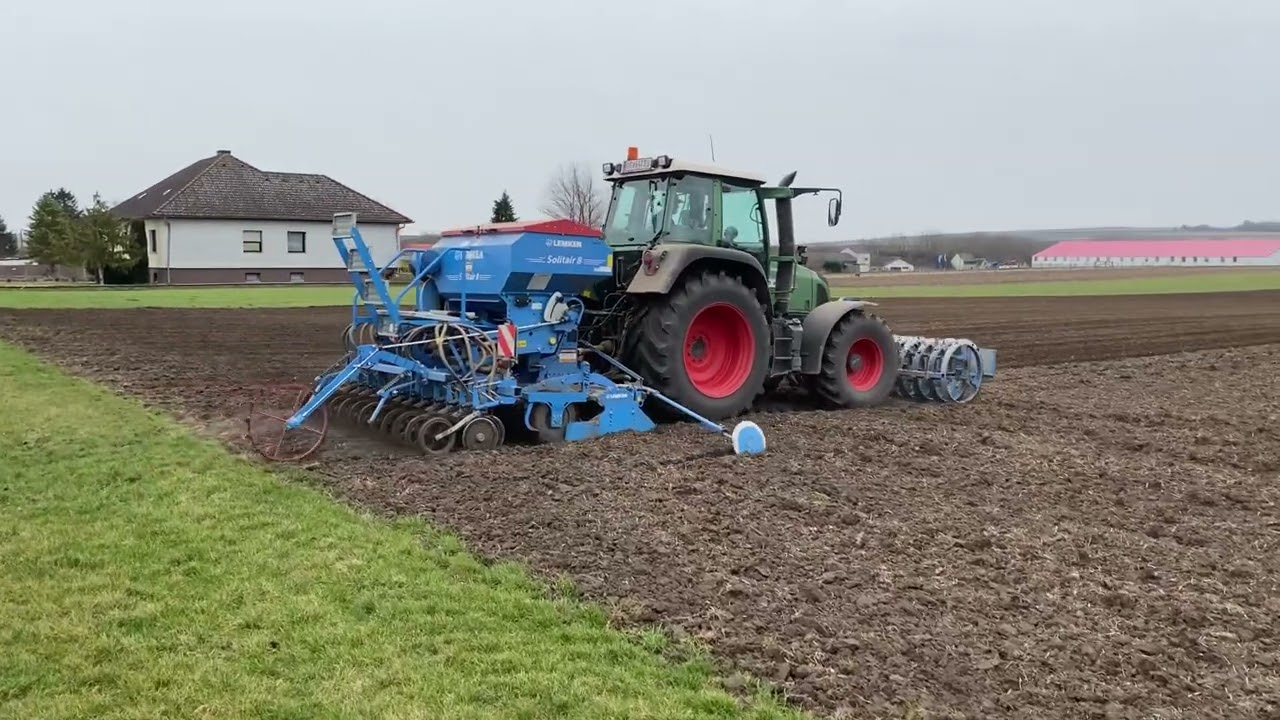 Agrar Arbeit Sämaschine #Plant #Fendt #Lemken #Solitair 8
