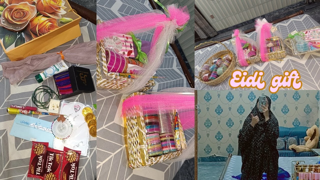 Eidi gift basket ready prep ✨/Shab-e-Qadr Night Vlog /Bestie Sent Me Eidi ❤️