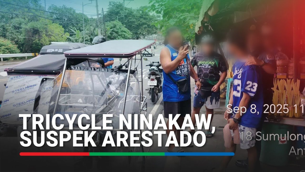 Lalaki na nagnakaw ng tricycle sa Antipolo, arestado | ABS-CBN News