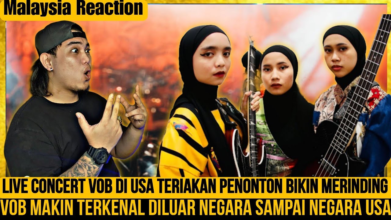 🔴Live VOB Concert Di USA Teriakkan Penonton Bikin Merinding VOB Makin Terkenal Di Luar Negara