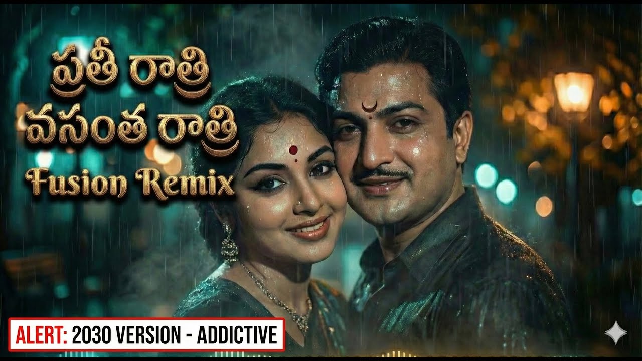 Prathi Raathri Vasantha Raathri - Fusion Remix | Ekaveera | NTR | Kanta Rao | Jamuna | Telugu Song