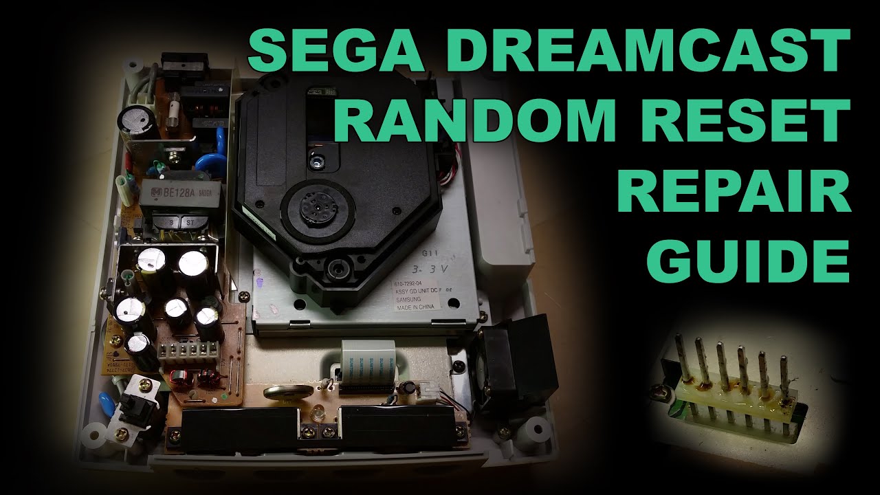 Устранение зацикливания сброса Sega Dreamcast — метод очистки контактов блока питания и ремонт по...