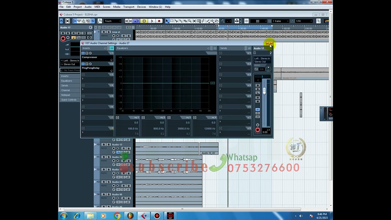 Jinsi ya Kuset Delay na Reverb kwenye Vocal zako, kwenye Cubase
