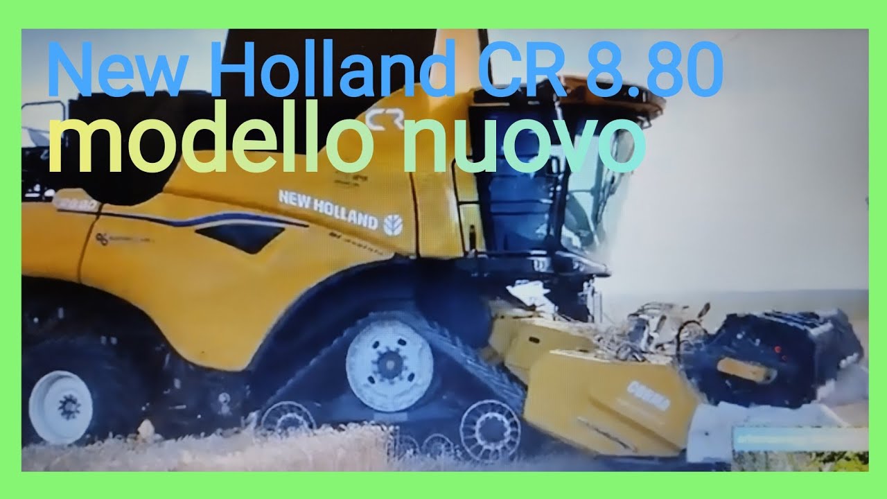 Nuova New Holland CR 8.80 mietitrebbia spettacolare #new_holland #agricoltura #agriculture