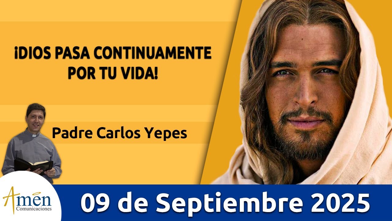 Evangelio De Hoy Martes 9 Septiembre 2025 #PadreCarlosYepes l San Lucas 6,12-19 | Dios te llama hoy