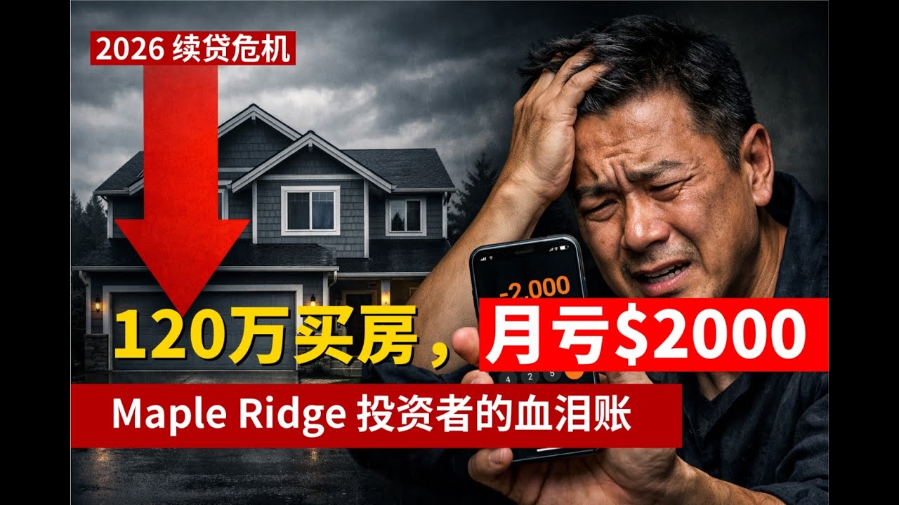 第 126 期：别在黎明前卖房！温哥华房产投资者的“至暗时刻”：为什么说 2026 年续贷既是劫难，也是最后的洗牌？