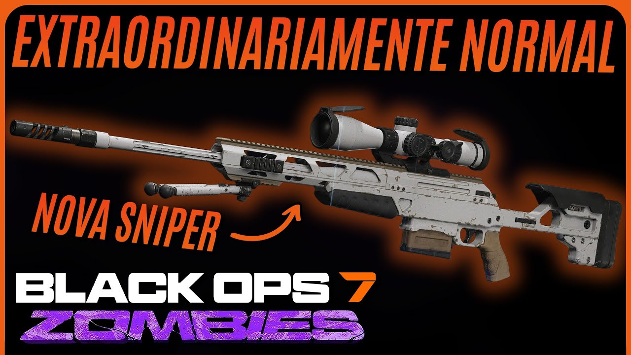 A NOVA SNIPER é Extraordinariamente Normal...  Testando no Zombies - BO7
