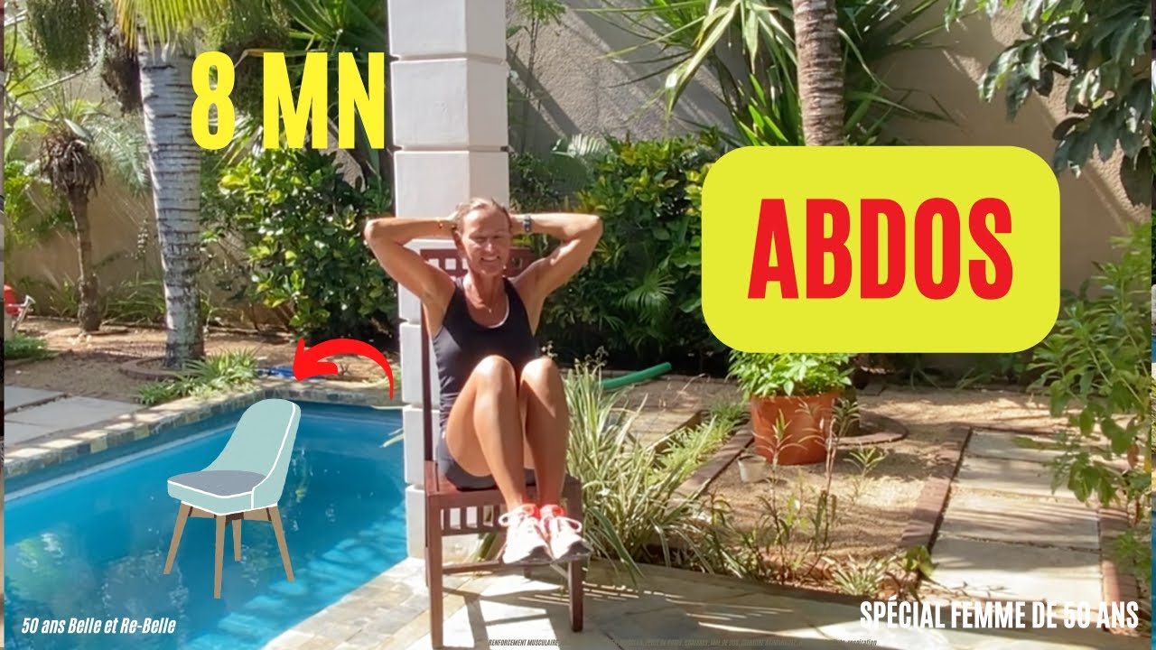50 ans Belle et Re Belle : 8 mn ABDOS : TRAVAIL ASSIS DE RENFORCEMENT MUSCULAIRE DES ABDOMINAUX