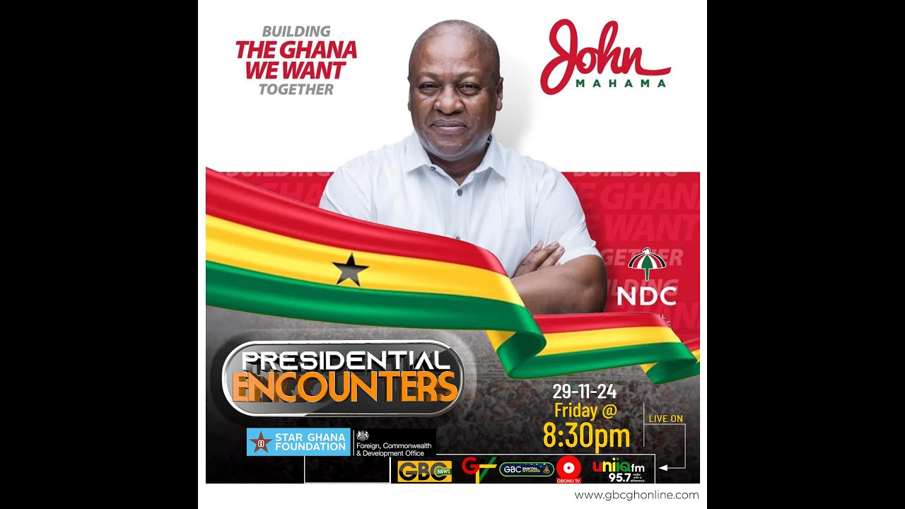 Election 2024: Presidential Encounter with the flag-bearer of the NDC, John Dramani Mahama