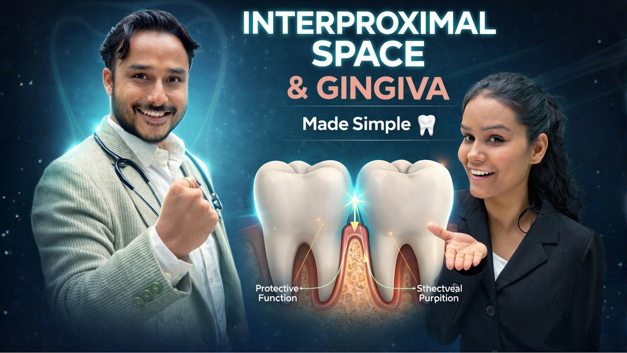 Interproximal Space & Interdental Gingiva Explained Simply | Dental Anatomy Easy for BDS Students