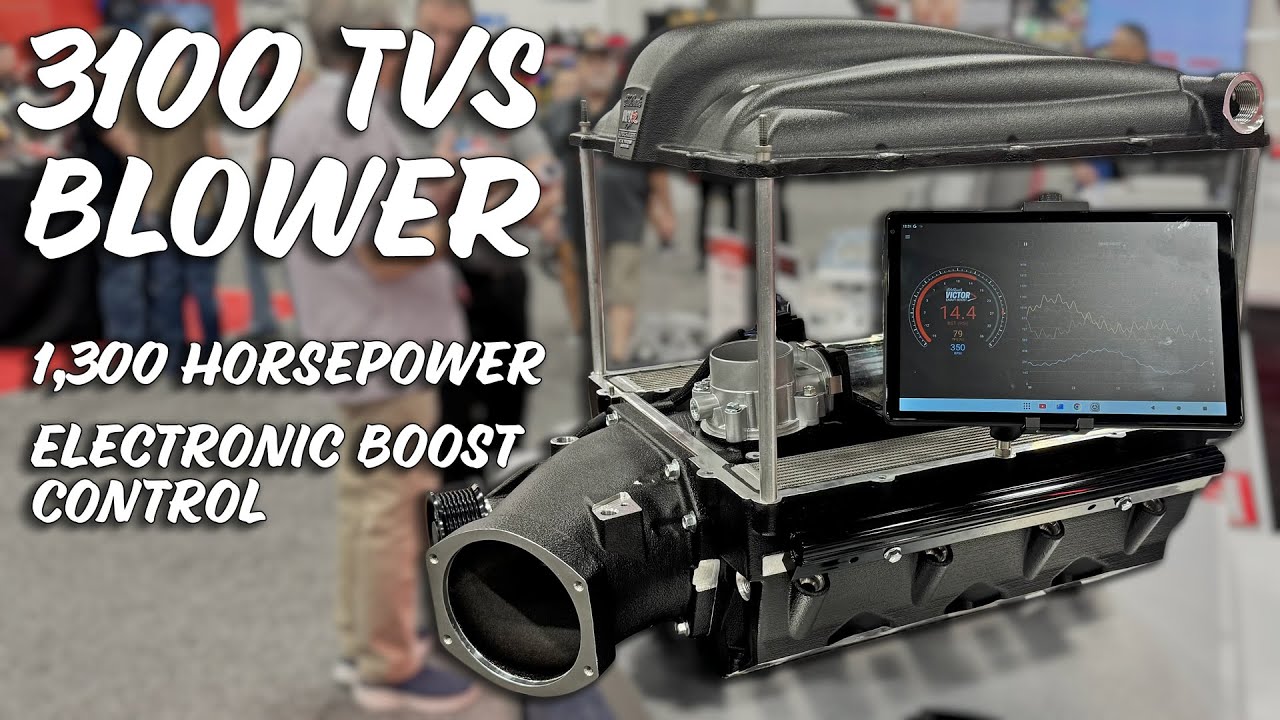 Edelbrock's Victor LSXR 3100 TVS Supercharger Has Electronic Boost Control | SEMA 2025