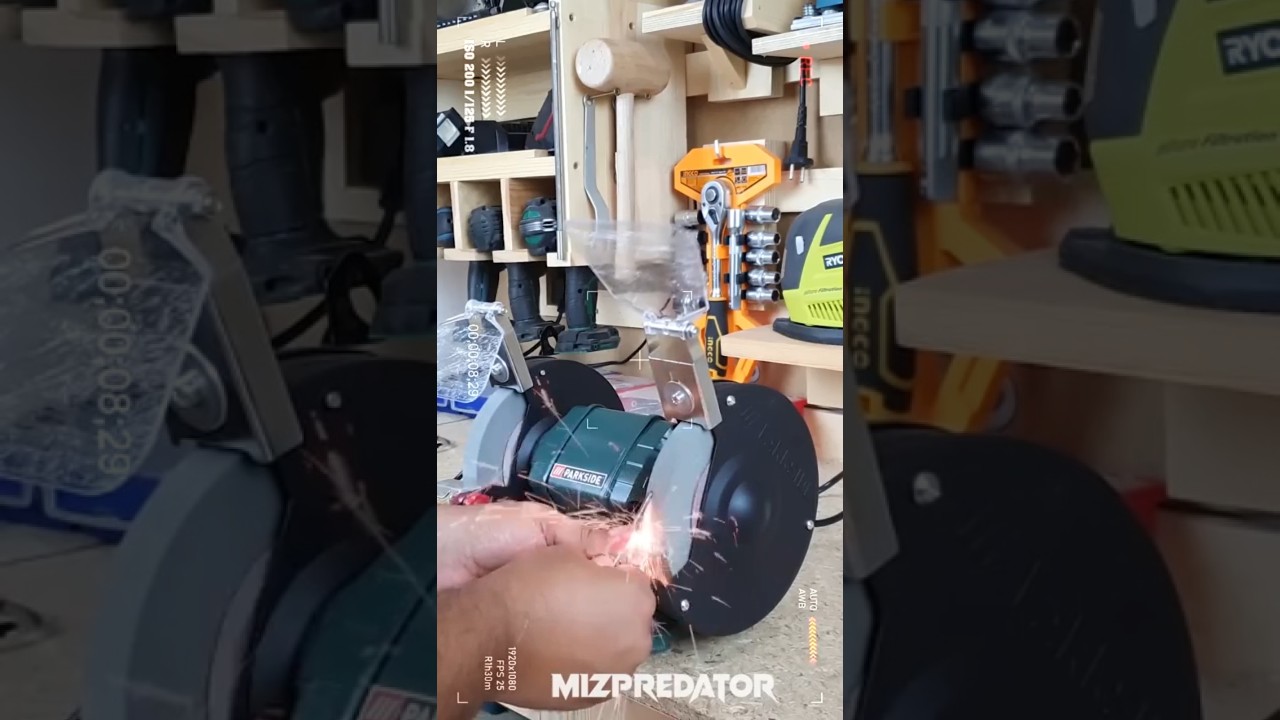 Parkside PDOS 200 C2 Bench Grinder full review & test#unboxing #woodworking #tools #parkside #wood #