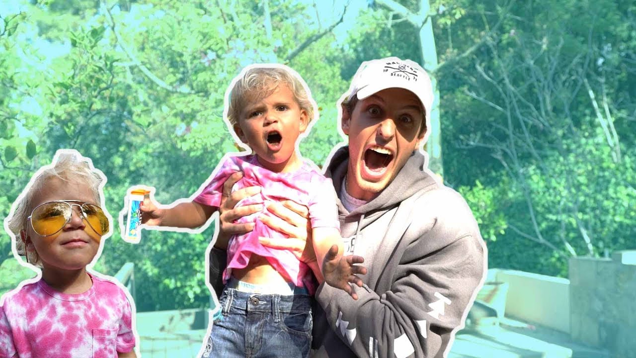MINI JAKE PAUL WITH UNCLE KADE