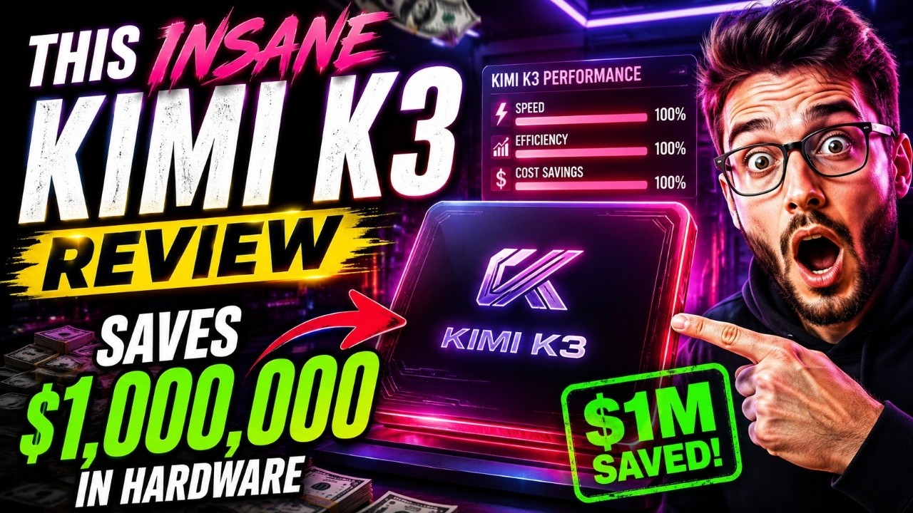 🤑 INSANE Kimi K3 Review Saves $1M In Hardware | Kimi K3 - Best New AI Tools