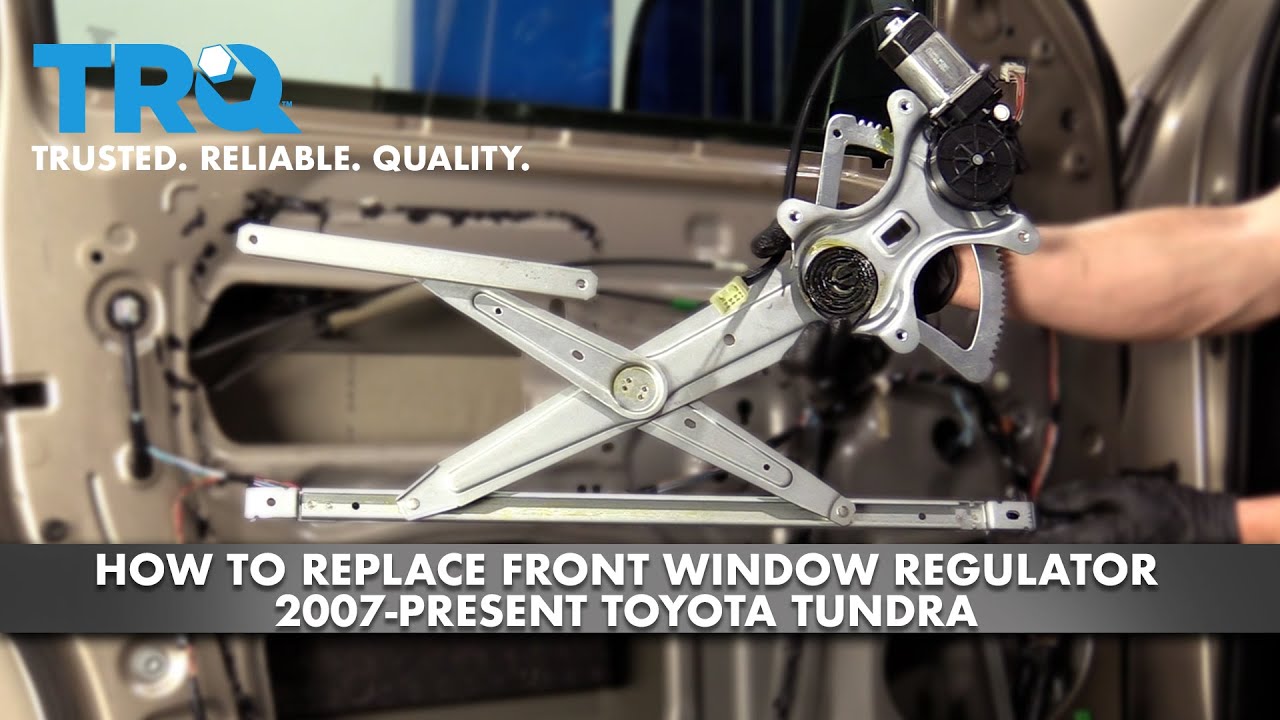 Как заменить передний стеклоподъемник на Toyota Tundra (2007-настоящее время)