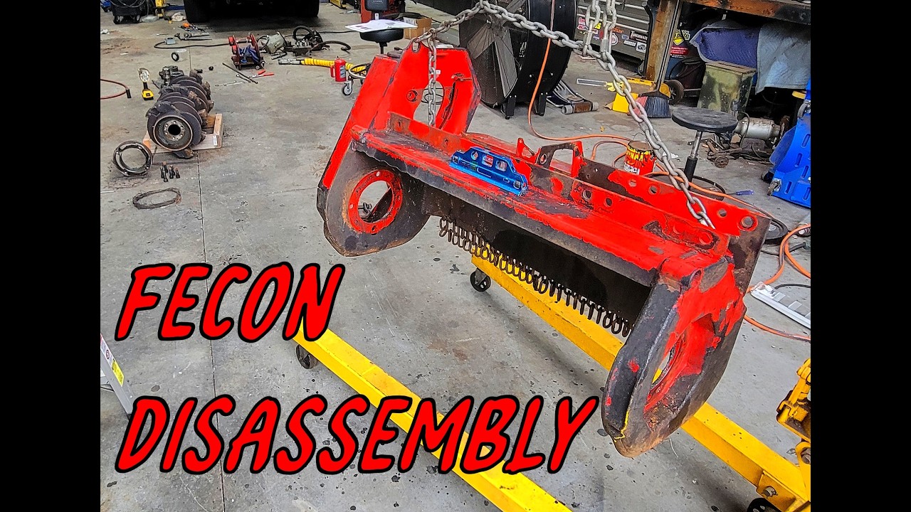 Fecon Forestry Mulcher Disassembly