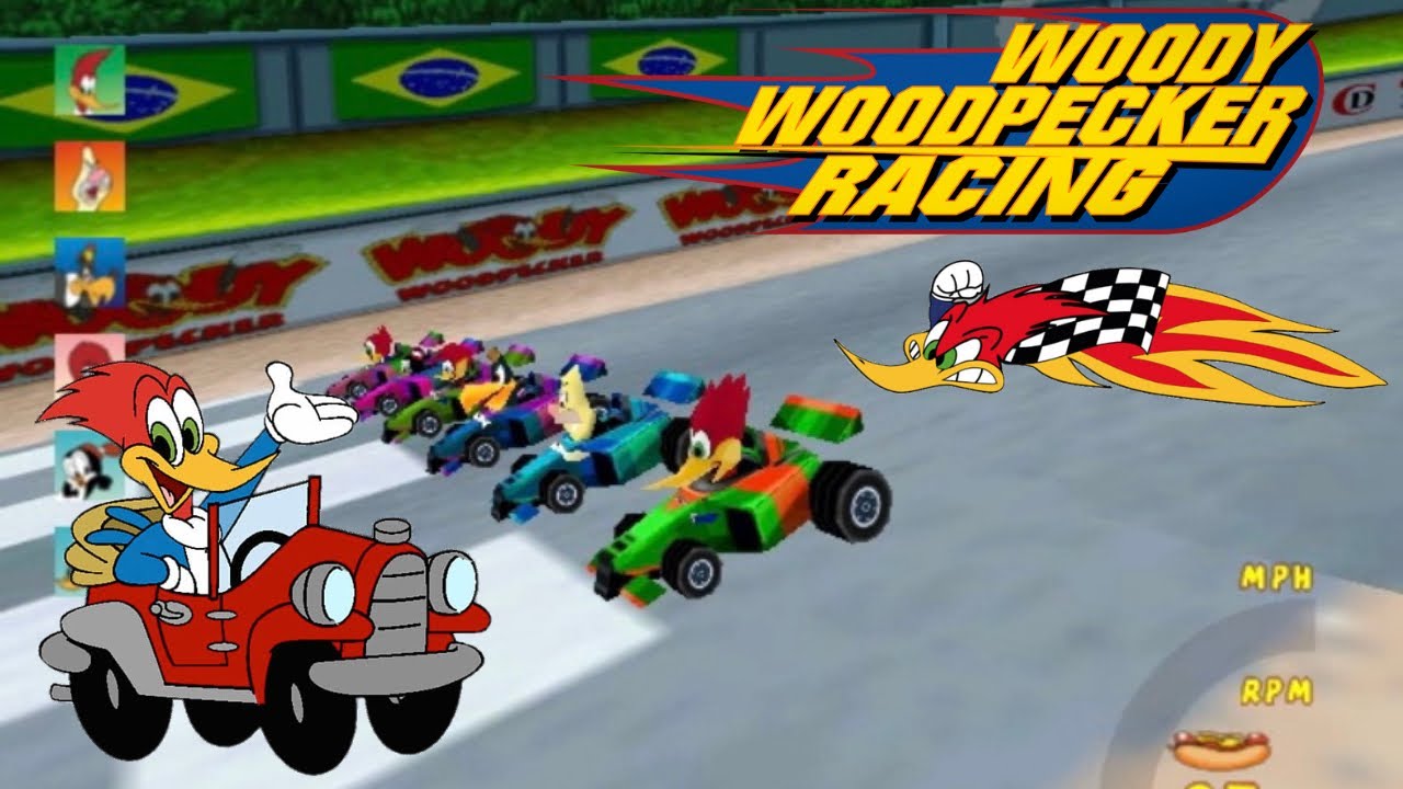 Woody Woodpecker Racing - World Championship (PC Gameplay)