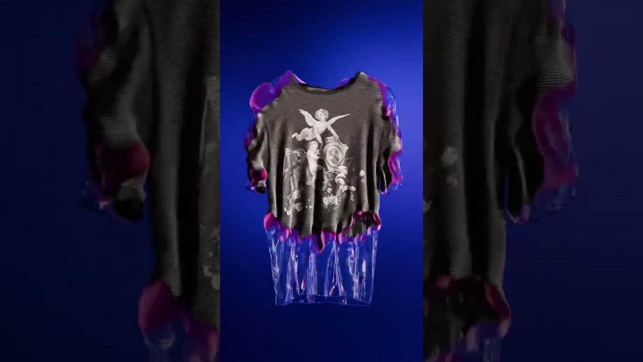 Clothes T shirt 3D CGI video ad | #satraproductions #vfxstudio #animation