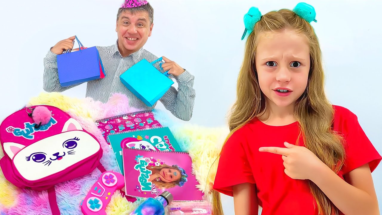 Nastya back to school in third grade