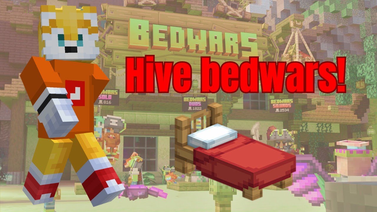 Minecraft hive bedwars montage!!! 