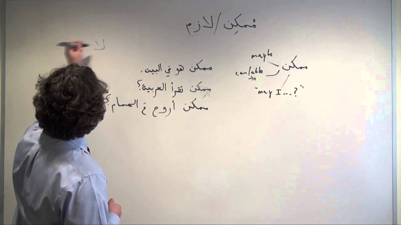 Arabic Grammar: Expressing Possibility and Necessity Using 'mumkin' and 'laazim' ممكن‫/لازم‬