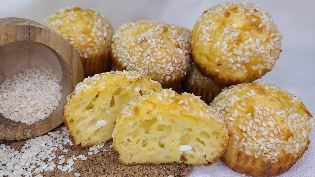 Savory Cheese Muffins | Солени Мъфини с Кашкавал и Сирене ❤️