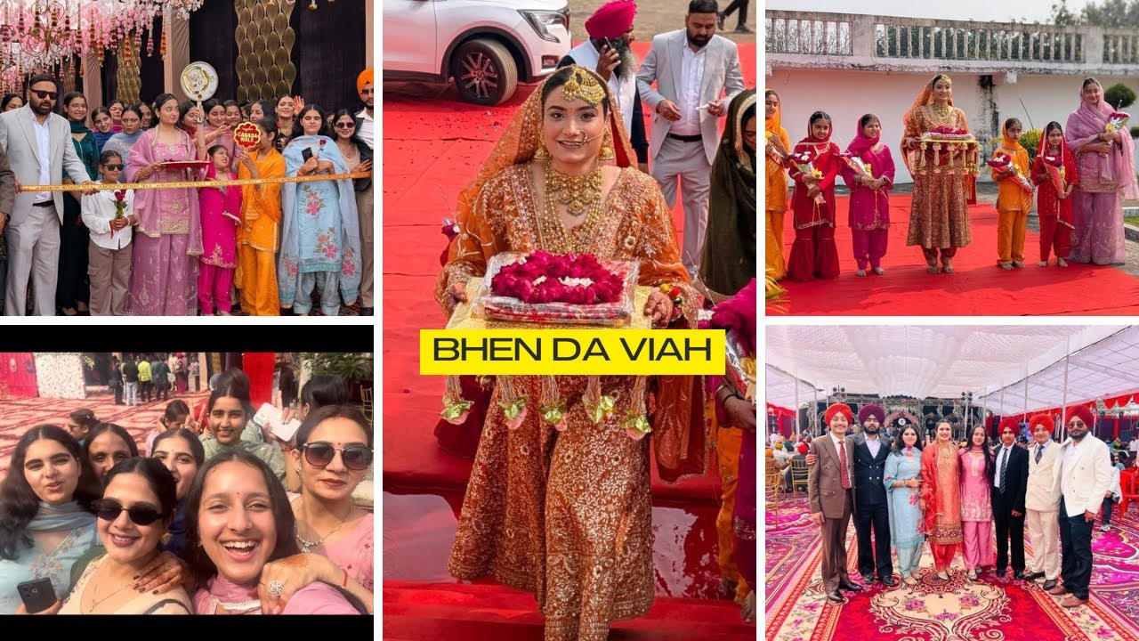Bhen da viah ♥️🥂#familyvlog #wedding #fullmasti #cousins 