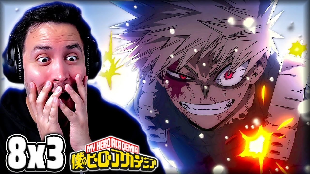 🚬🔥¡¡BAKUGO EN MODO DIOS!!👊My Hero Academia Temporada 8 Capitulo 3 REACCION Y RESEÑA