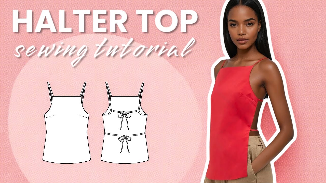 How to Sew a Backless Top | Step-by-Step Sewing Tutorial for Beginners