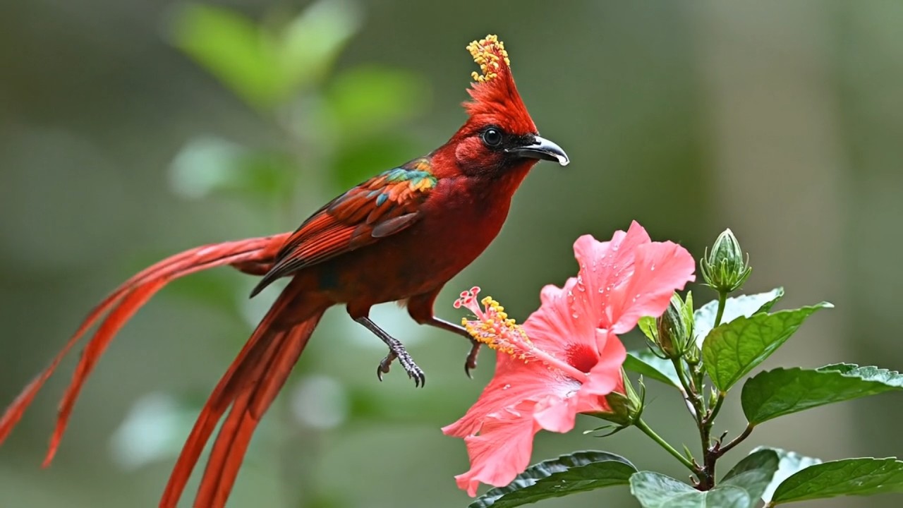 Beautiful Birds Singing in the Rainforest 🌿 | Close-Up Bird Sounds Nature Ambience 4K