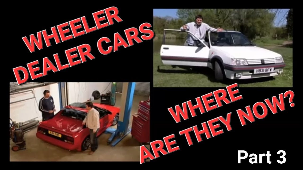 Автомобили Wheeler Dealers, где они сейчас? Toyota MR2 1988 года, Peugeot 205 GTI 1.9 1990 года, ...