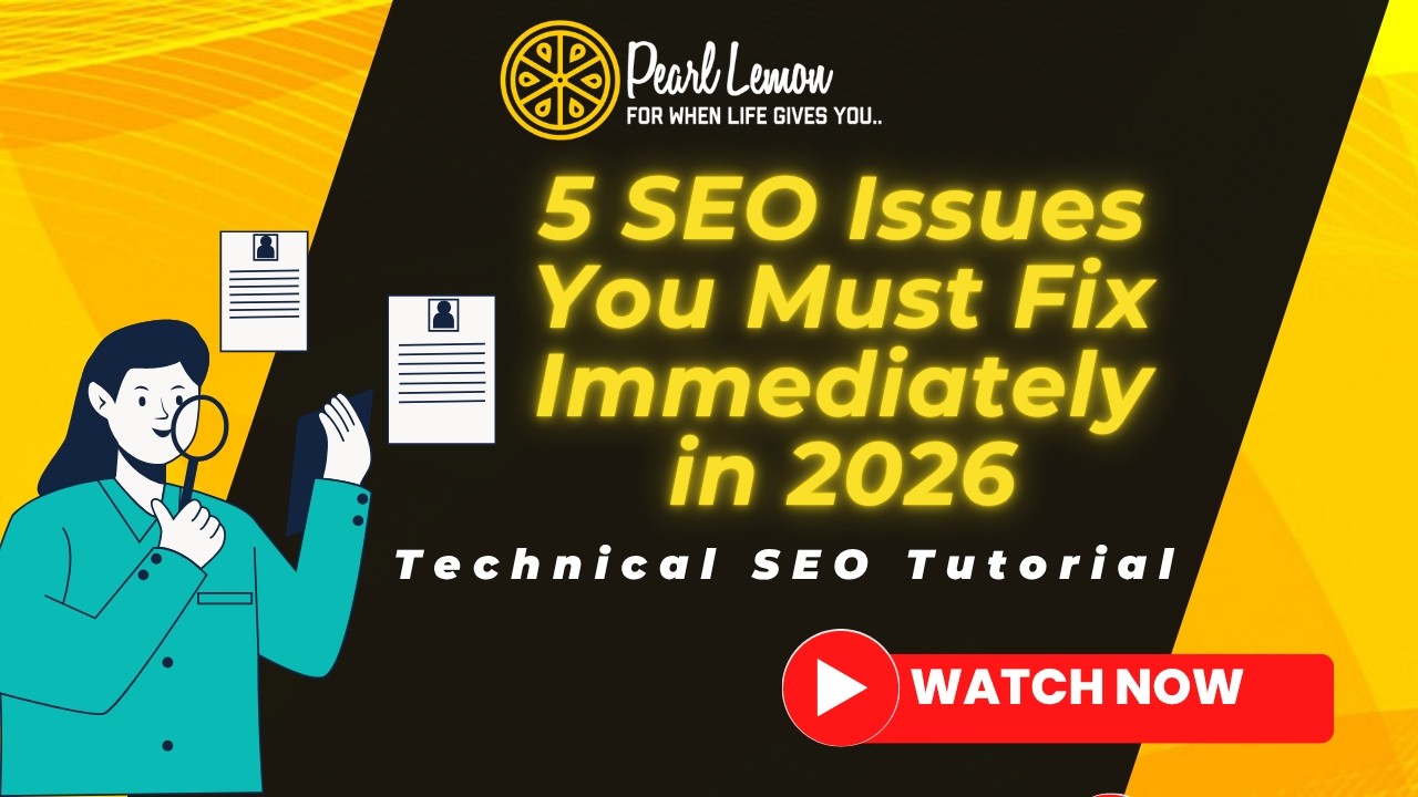 5 SEO Issues You Must Fix Immediately in 2026 | Technical SEO Tutorial