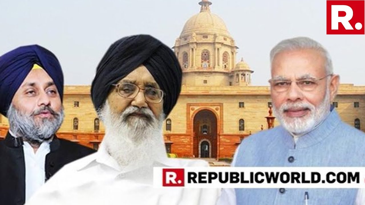 Parkash Singh Badal And Sukhbir Singh Badal Speak To The Media Ahead Of PM Modi's Swearing-In