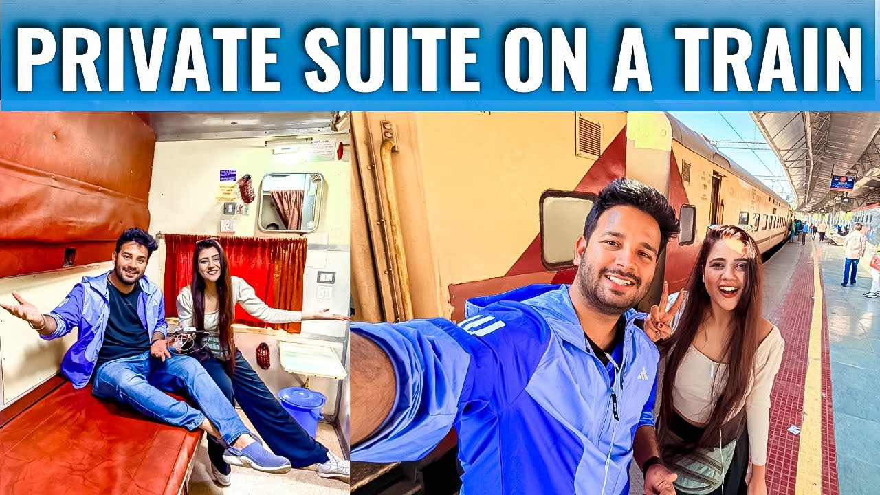 Travelled in a LUXURY SUITE of an INDIAN🇮🇳 FIRST CLASS ​⁠train ​@INDIANRAILWAYSFANCLUBbySATYA