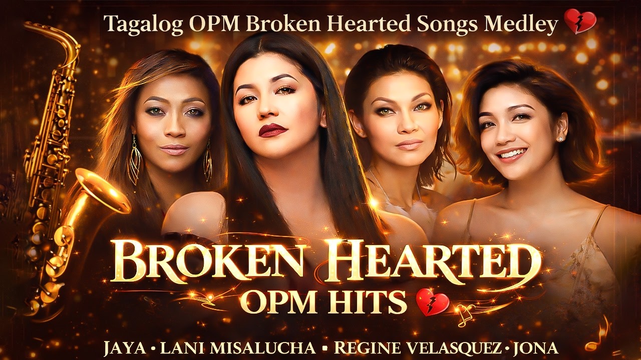 Tagalog OPM Broken Hearted Songs Medley💔Jaya , Lani Misalucha , Regine Velasquez & More