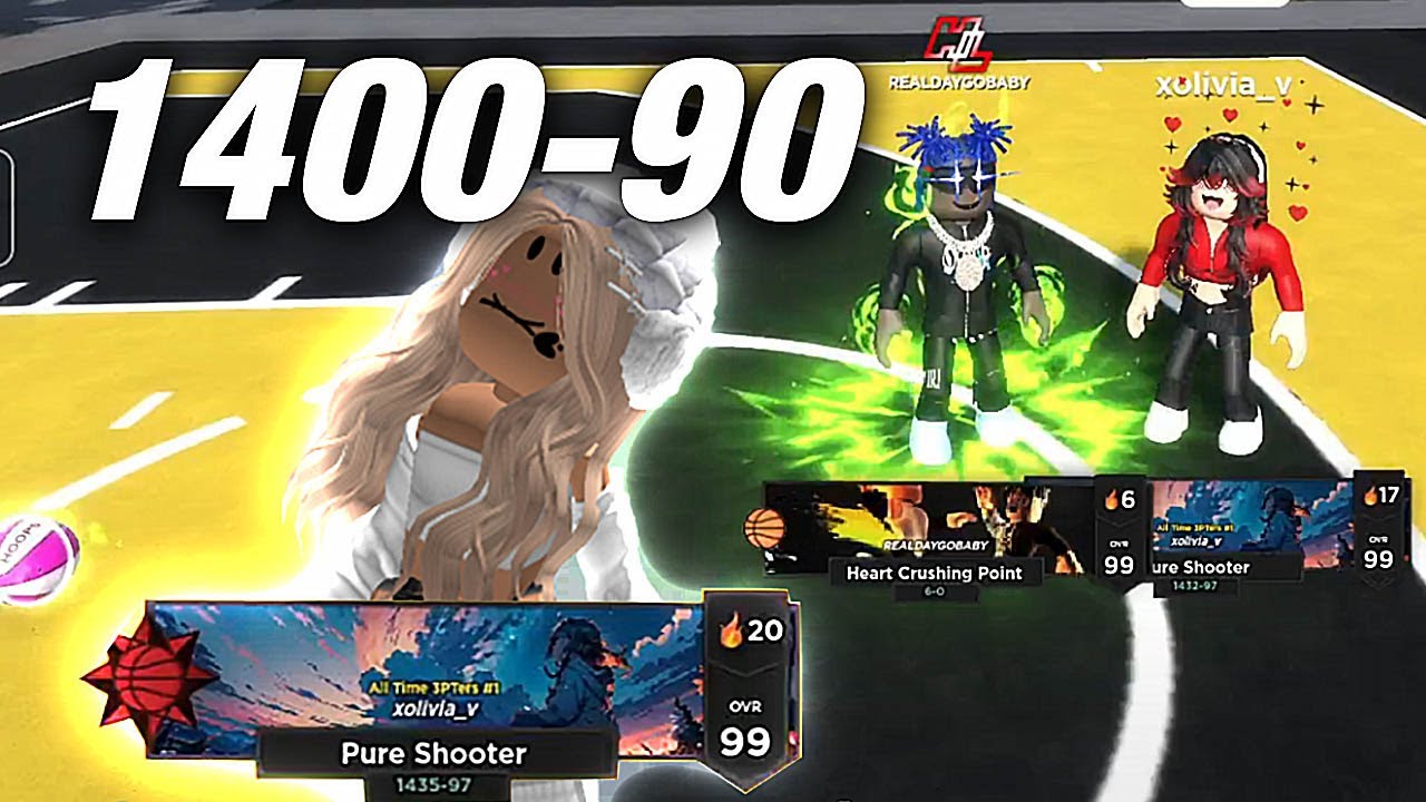 this girl is 1400-90 on hoops life and I streaked with her...