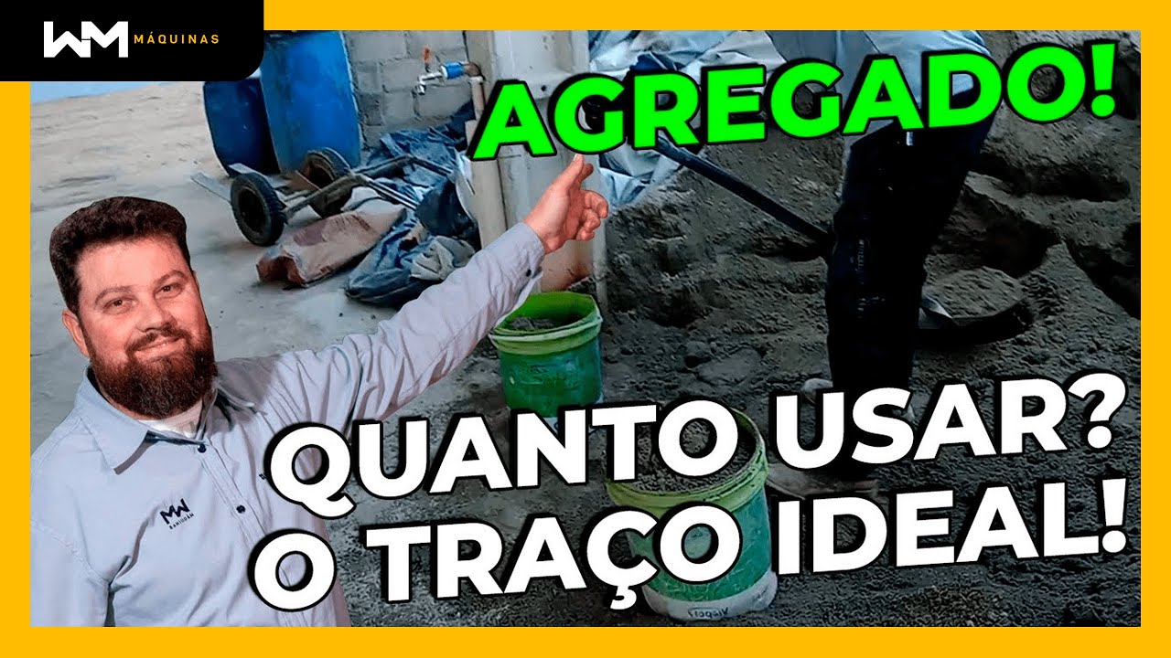QUAL O AGREGADO IDEAL PARA FABRICAR BLOCOS DE CONCRETO?!🤔🧱 ACERTANDO O TRA&Ccedil;O PARA O BLOCO PERFEITO!
