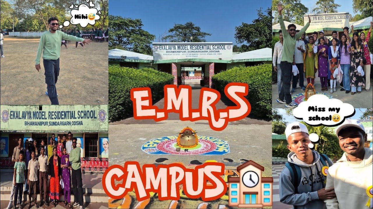 E.M.R.S Campus🥹🏫❤️&zwj;🩹 || Bhawanipur, Sundargarh || Odisha