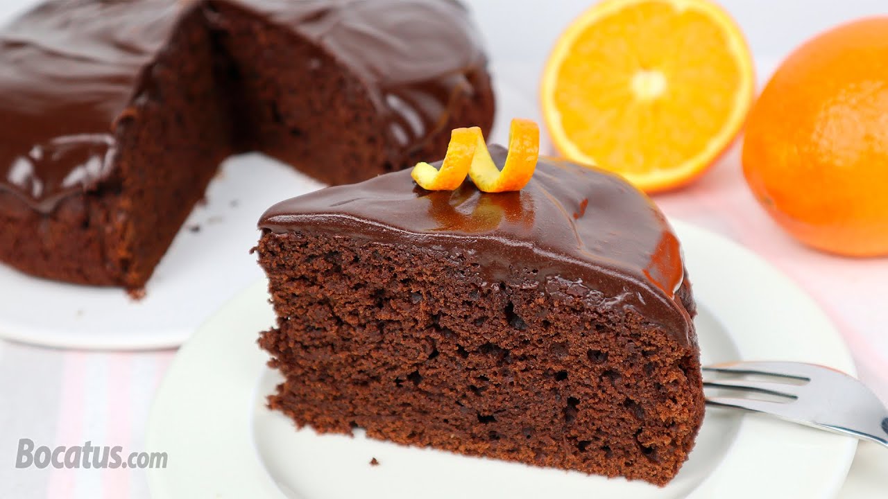 Bizcocho de Chocolate y Naranja