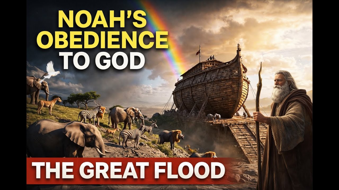 Noah’s obedience to God and the Great Flood 