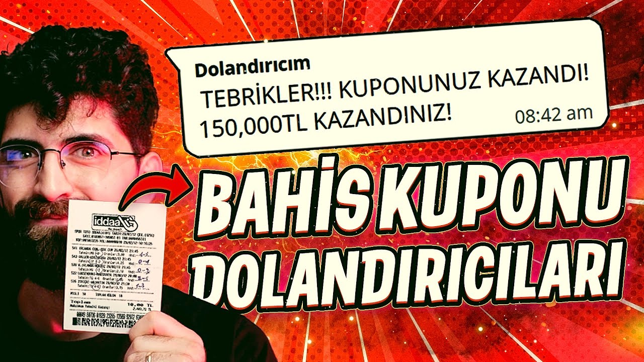 BAHİS KUPONU DOLANDIRICILARI 