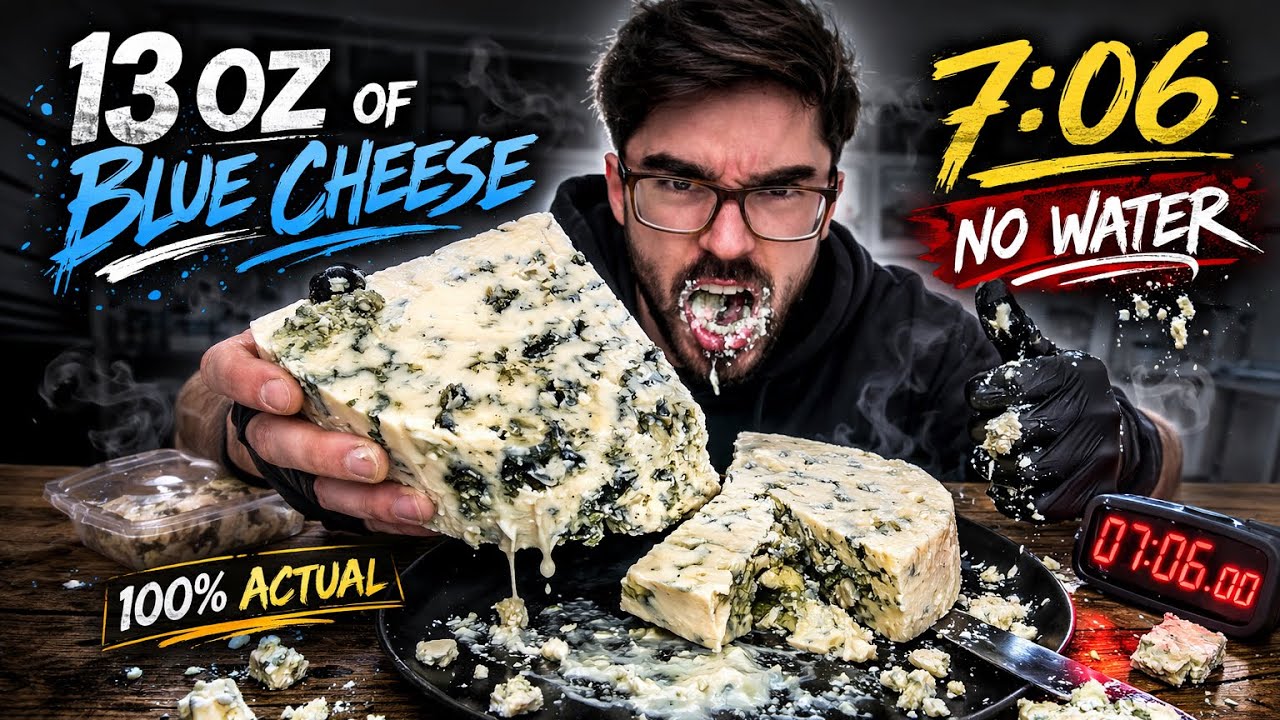 13oz of Blue Cheese in 7 Minutes… No Water