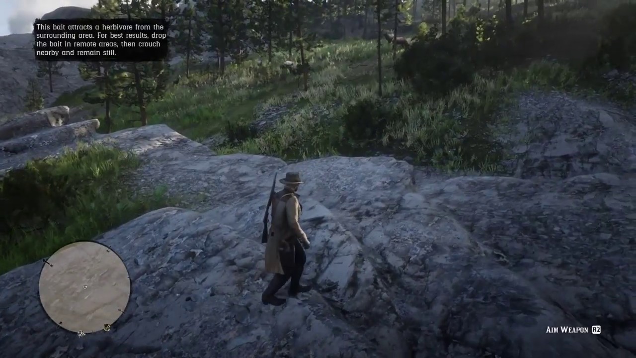 RDR2 - Western Bull Moose location near I in Ambarino (must use bait)