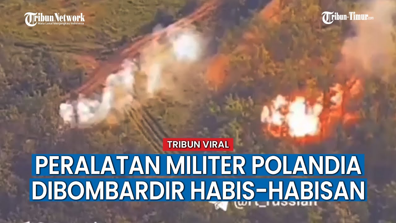 Rusia Bombardir Habis-habisan Peralatan Militer Polandia, Zelensky Rugi!