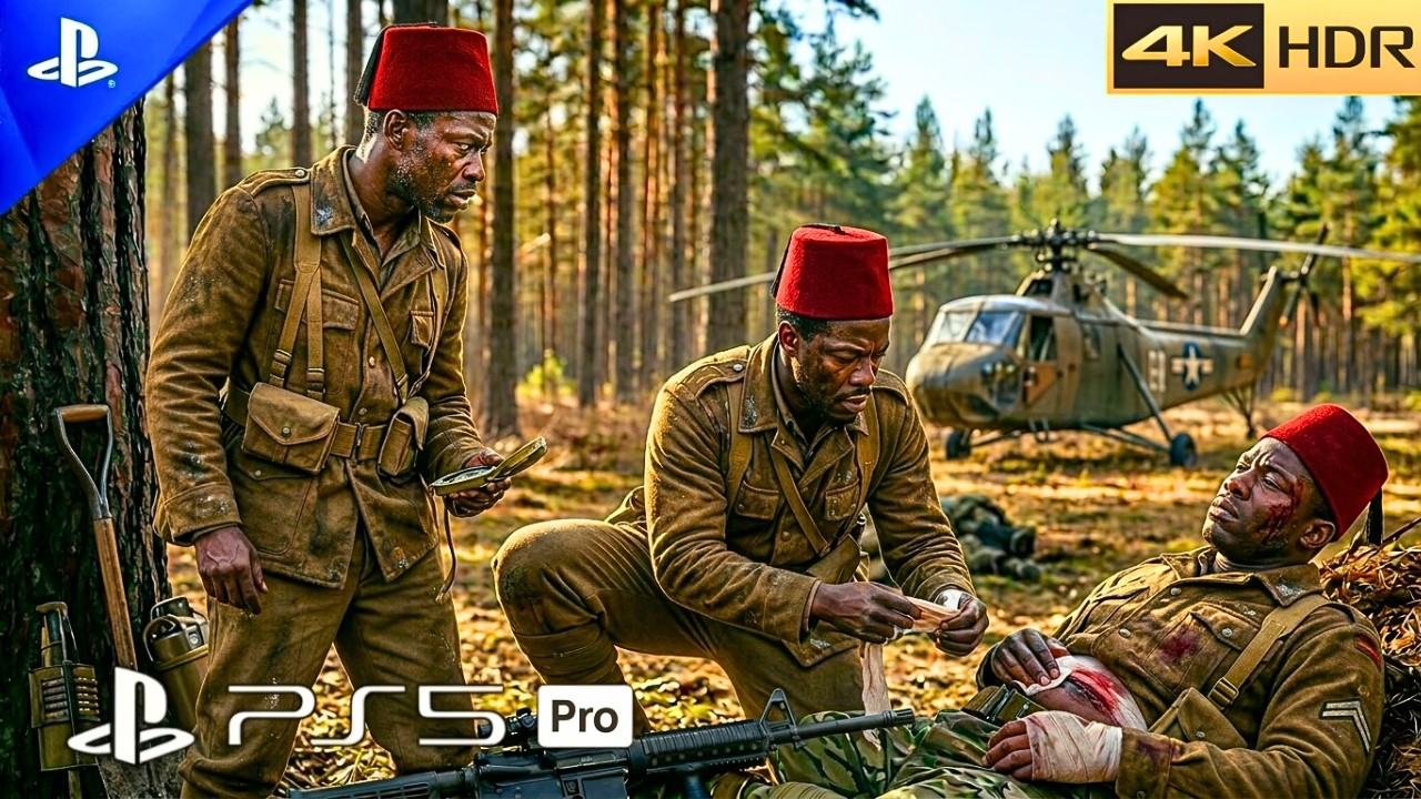 Black Soldiers Sent to the Front Lines WWII against Nazi Hitler | Ultra-Realistic Gameplay [PS5 4K]
