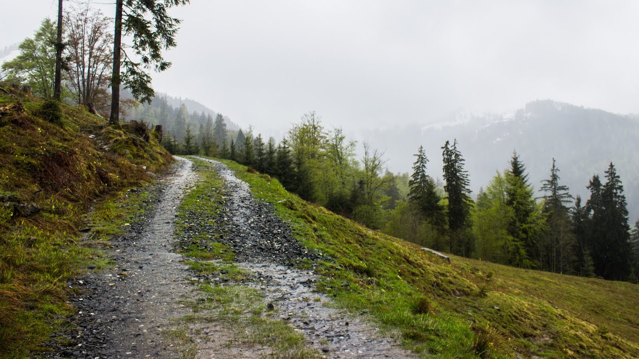 Wandern im Gunzesrieder Ostertal im Allgäu – Rundweg Obere Älple mit starkem Regen
