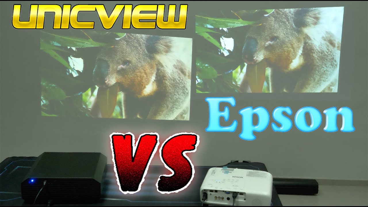 Epson EB-FH06 VS Unicview K5000 Proyector LCD LED de Alta luminosidad y Gran contraste