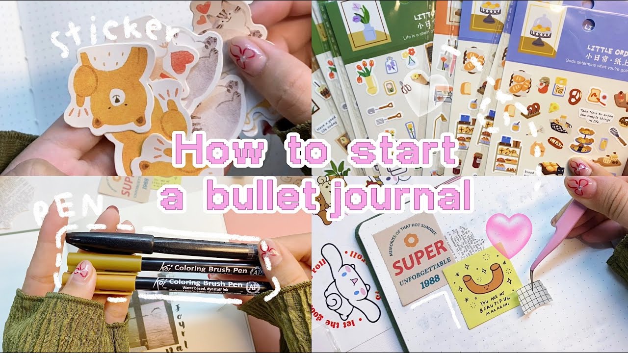 ✩‧₊˚ How to start a journal: 6 journaling + tip 📓🌟